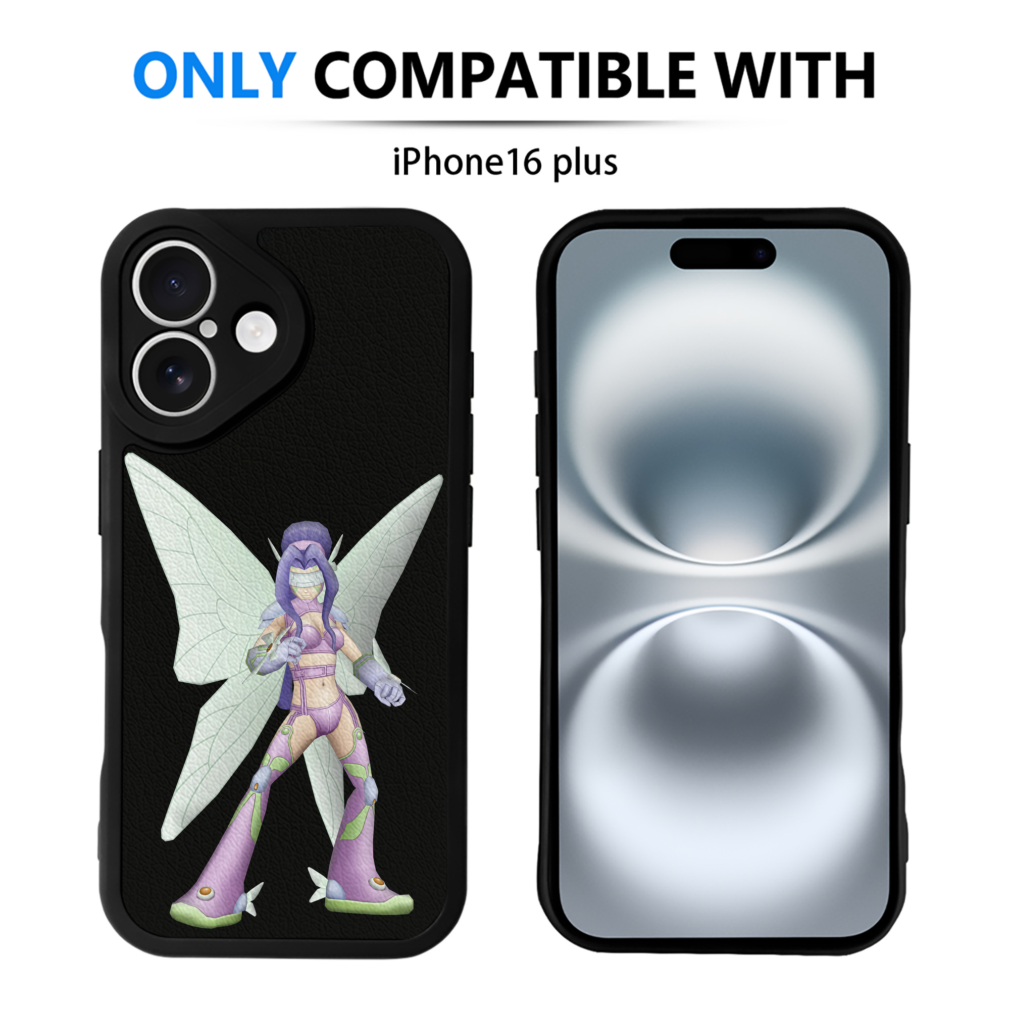 （画像用） Digimon デジタルモンスター/デジモン 【iPhone 16シリーズ対応】シリコンスマホケース（レザー調） 材質：シリコン